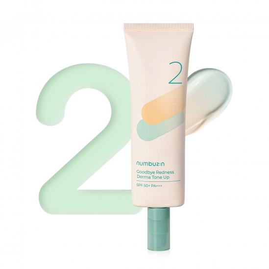 Numbuzin - No.2 - Goodbye Redness Derma Tone Up - SPF 50+ PA+++ -50ml 