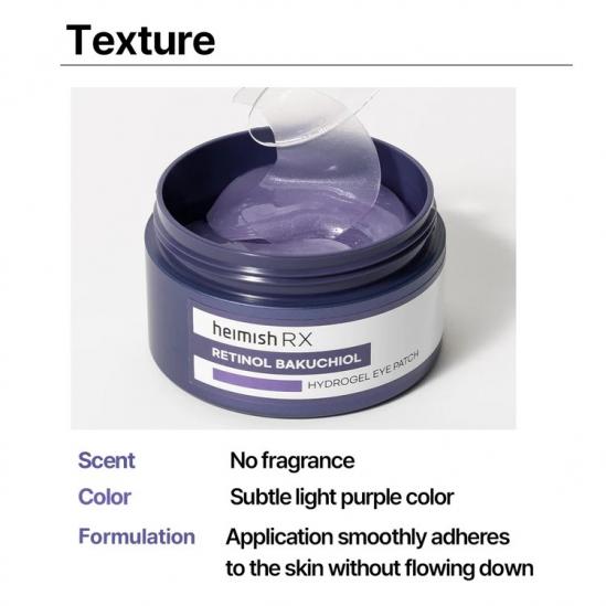 Heimish RX Retinol Bakuchiol Hydrogel Eye Patch 60ea