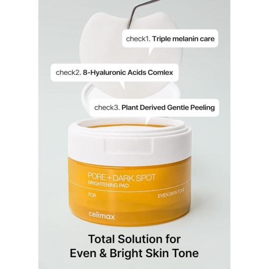 Celimax Pore+Dark Spot Brightening Pad 40pcs