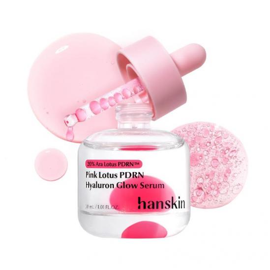  HANSKIN Pink Lotus PDRN Hyaluron Glow Serum 